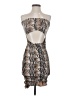 Tiger Mist Animal Print Tan Cocktail Dress Size S - photo 1