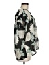 Downeast Floral Black Short Sleeve Blouse Size M - photo 4