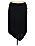 DKNY 100% Viscose Solid Black Formal Skirt Size L - photo 1