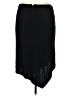 DKNY 100% Viscose Solid Black Formal Skirt Size L - photo 2