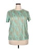 Ideology 100% Recycled Polyester Teal Active T-Shirt Size XXL - photo 1