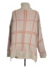 Blue B 100% Acrylic Plaid Tan Turtleneck Sweater Size M - photo 2