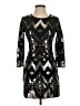 Express Argyle Black Cocktail Dress Size S - photo 1