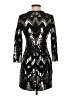 Express Argyle Black Cocktail Dress Size S - photo 2