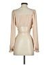 Em & Elle 100% Polyester Tan Long Sleeve Blouse Size S - photo 2