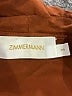 Zimmermann 100% Silk Brown Orange Sleeveless Silk Top Size 10 (3) - photo 7