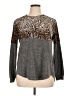 Amaryllis Animal Print Gray Pullover Sweater Size XL - photo 1