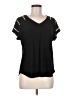 89th & Madison Black Short Sleeve Top Size M - photo 1