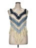 Say What? 100% Acrylic Blue Tank Top Size XL - photo 1