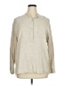 Melrose Tan Long Sleeve Button-Down Shirt Size XL (estimated) - photo 1