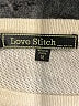 Love Stitch Color Block Gray Pullover Sweater Size M - photo 7