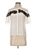 The Kooples 100% Polyester Ivory Short Sleeve Blouse Size XXS - photo 1