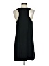 Tildon 100% Polyester Solid Black Casual Dress Size S - photo 2