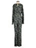 Free People Print Green Jumpsuit Size 2 - photo 2