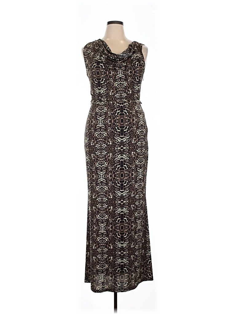 Pre-owned Mango Cocktail Dress In Brown