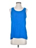 Express 100% Polyester Blue Sleeveless Top Size S - photo 1
