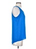 Express 100% Polyester Blue Sleeveless Top Size S - photo 4