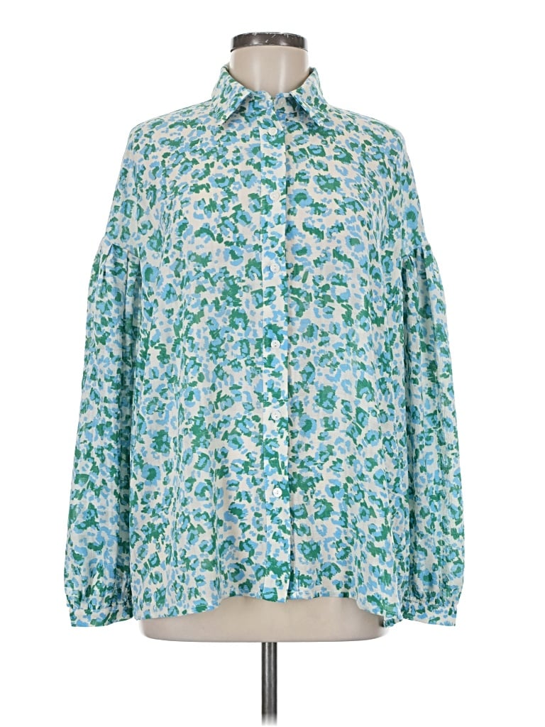 Molly Bracken Long Sleeve Blouse In Green