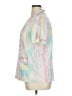 Assorted Brands Color Block Pink Short Sleeve Blouse Size XL (estimated) - photo 5