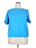 Woman Within Blue Short Sleeve Top Size 22 (1X) - photo 1