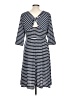 BLOOMCHIC Stripes Blue Casual Dress Size 10 - 30 - photo 2