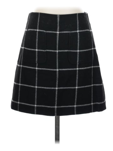 Madewell Museum Patch-Pocket Mini Skirt in Windowpane (view 1)