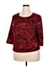 Take Two 100% Cotton Red 3/4 Sleeve Top Size no size - photo 1