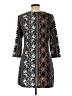 Papillon 100% Polyester Paisley Black Casual Dress Size L - photo 2