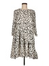 Hayden 100% Polyester Animal Print Ivory Casual Dress Size M - photo 1
