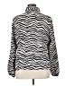 Heart Soul Animal Print White Track Jacket Size XL - photo 2