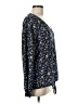 Lucky Brand Blue Long Sleeve Blouse Size M - photo 4