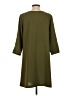 Unbranded Solid Green Casual Dress Size S - photo 2