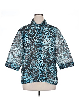 Allison Daley 3/4 Sleeve Button Down Shirt