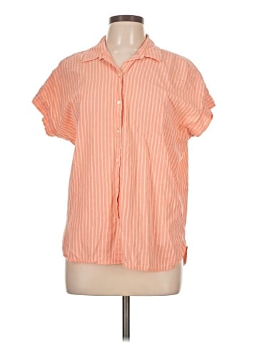 Pure Navy Short Sleeve Blouse (view 1)