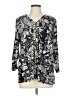 Robert Louis Black 3/4 Sleeve Blouse Size L - photo 1