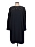 J.Crew 100% Polyester Black Casual Dress Size 10 - photo 1
