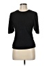 Shein Black Short Sleeve Top Size 6 - photo 1