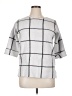 Tahari Checkered-gingham Gray Pullover Sweater Size 1X - photo 1