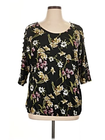 Perseption Concept 3/4 Sleeve Blouse (view 1)