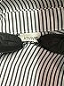 Unbranded 100% Polyester Stripes Gray Long Sleeve Blouse Size XXL - photo 7