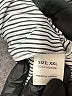 Unbranded 100% Polyester Stripes Gray Long Sleeve Blouse Size XXL - photo 8