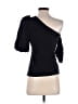 NATION LTD 100% Cotton Black Short Sleeve Top Size XS - photo 2