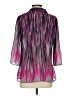 Fashion Bug 100% Polyester Purple 3/4 Sleeve Blouse Size S - photo 2