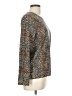 Equipment 100% Wool Animal Print Brown Wool Pullover Sweater Size L - photo 4
