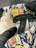 BCBGMAXAZRIA 100% Polyester Floral Ivory Casual Pants Size XS - photo 6