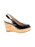 Stuart Weitzman Black Wedges Size 8 1/2 (X-wide) - photo 1