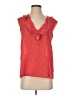 Gibson 100% Polyester Red Sleeveless Blouse Size XS - photo 1
