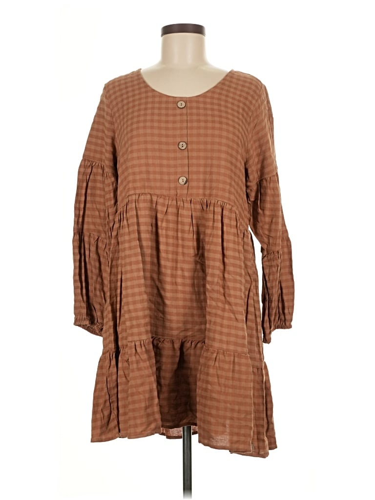 Pre-owned Hayden Casual Dress In Brown