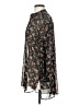 MNG Floral Black 3/4 Sleeve Blouse Size 2 - photo 5