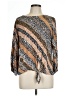 Ruby Rd. Animal Print Brown 3/4 Sleeve Blouse Size L (petite) - photo 1